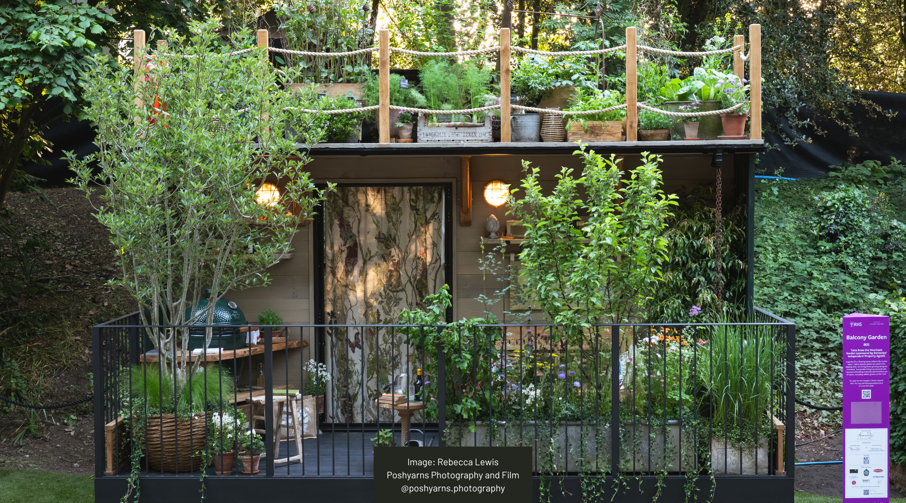 Protek meanders to RHS Chelsea Flower Show 2026: 'Tales from the Riverbank' Balcony Garden