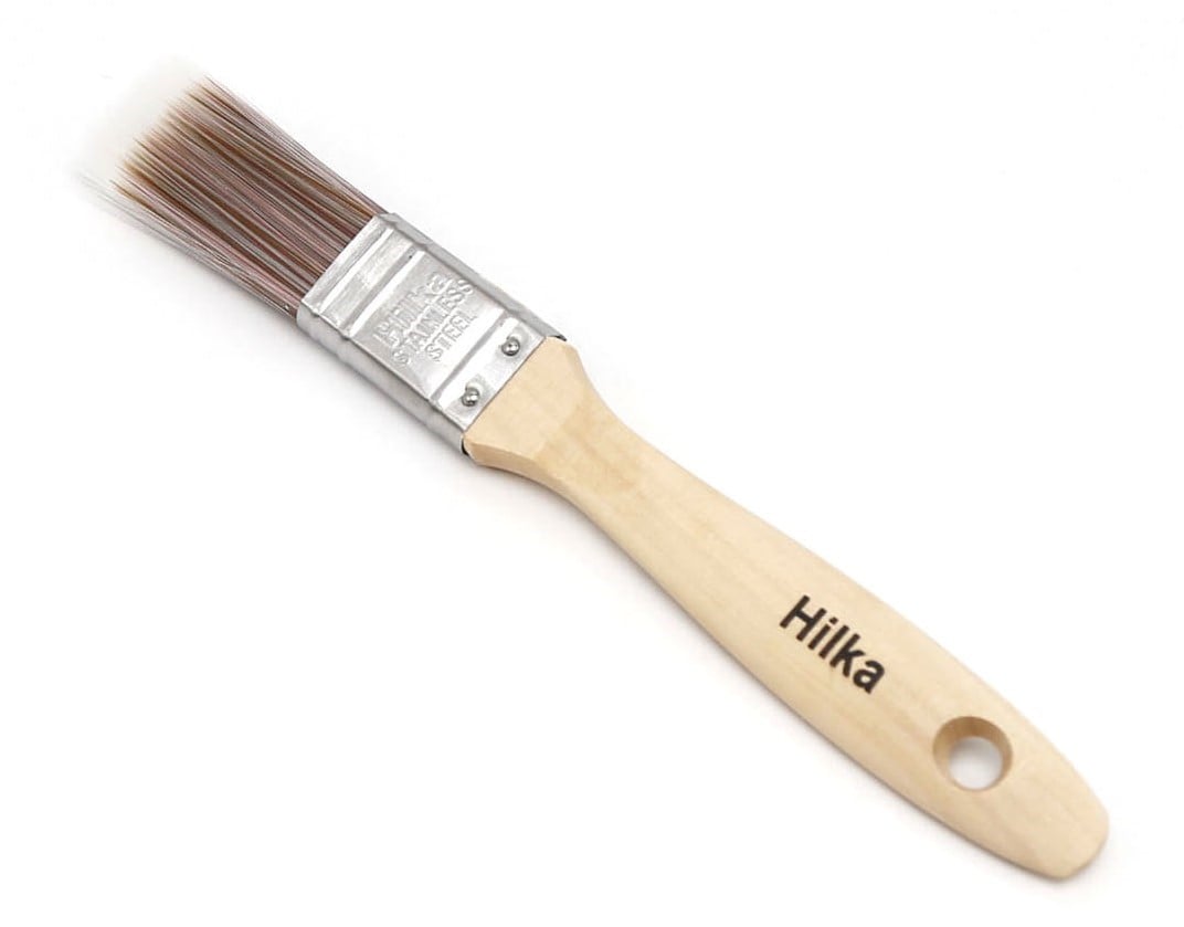 Hilka 1 inch synthetic bristle paint brush
