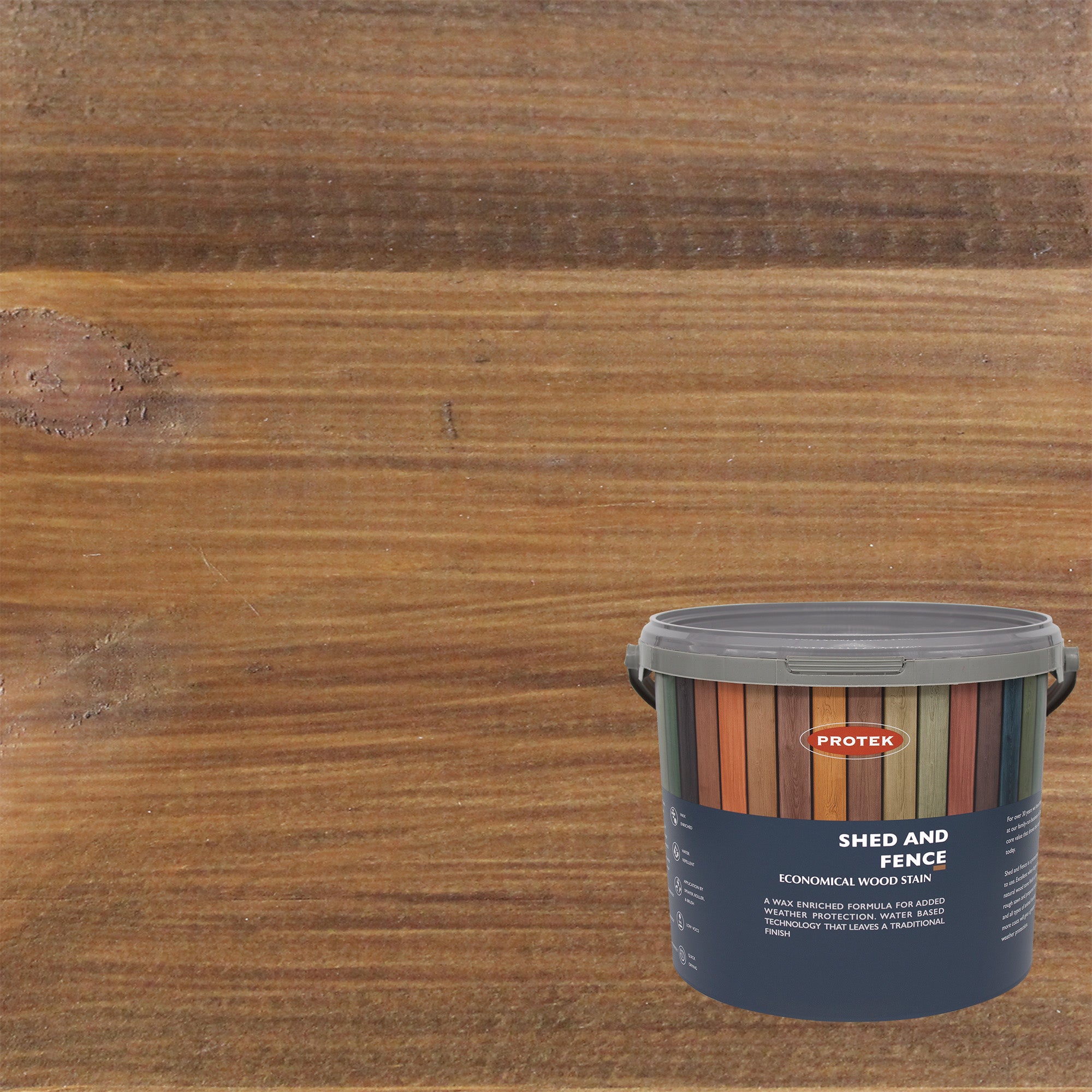 Shed & Fence - Golden Brown