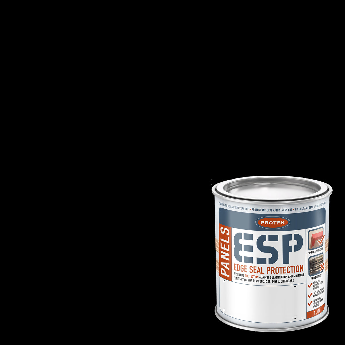 Edge Sealer ESP Panels 1L, Black
