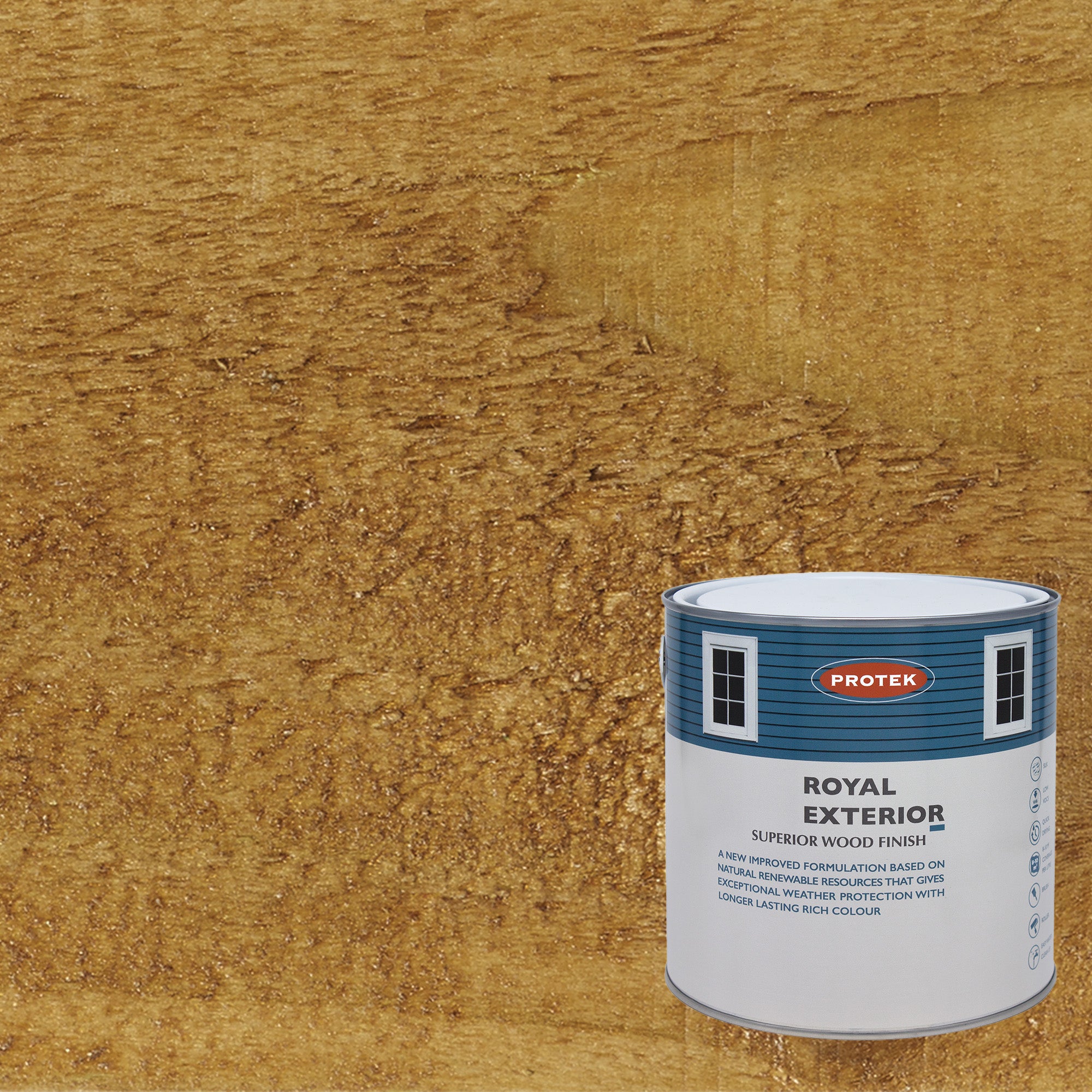 Royal Exterior - Golden Oak