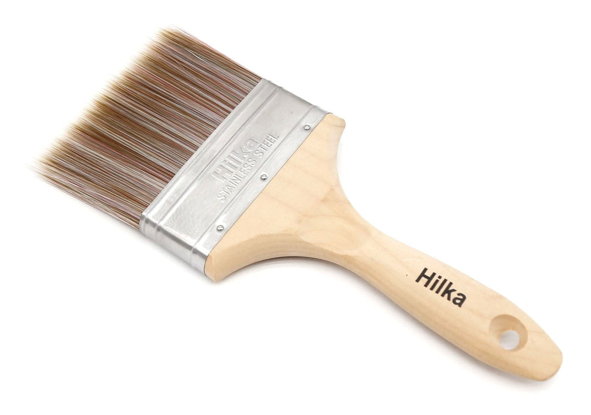 Hilka 4 inch synthetic bristle paint brush
