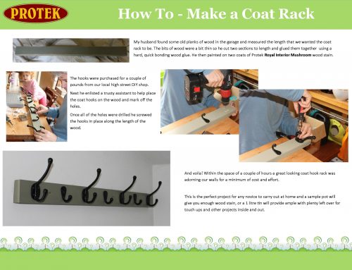 HOW TO MAKE A COAT RACK