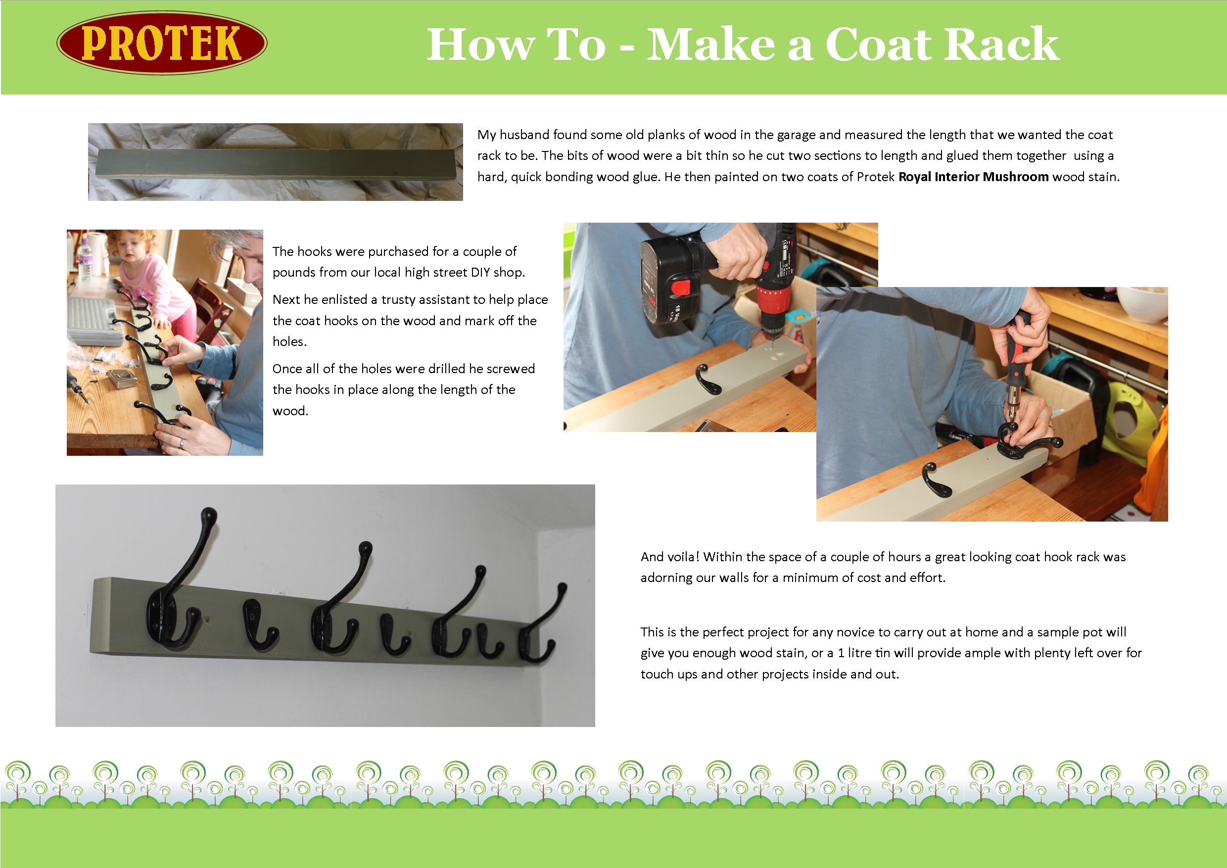 How To Make a Coat Rack